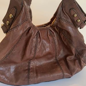 Fossil leather hobo style bag